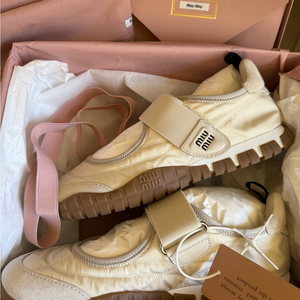 Miu Miu Mary Jane sneakers 2025